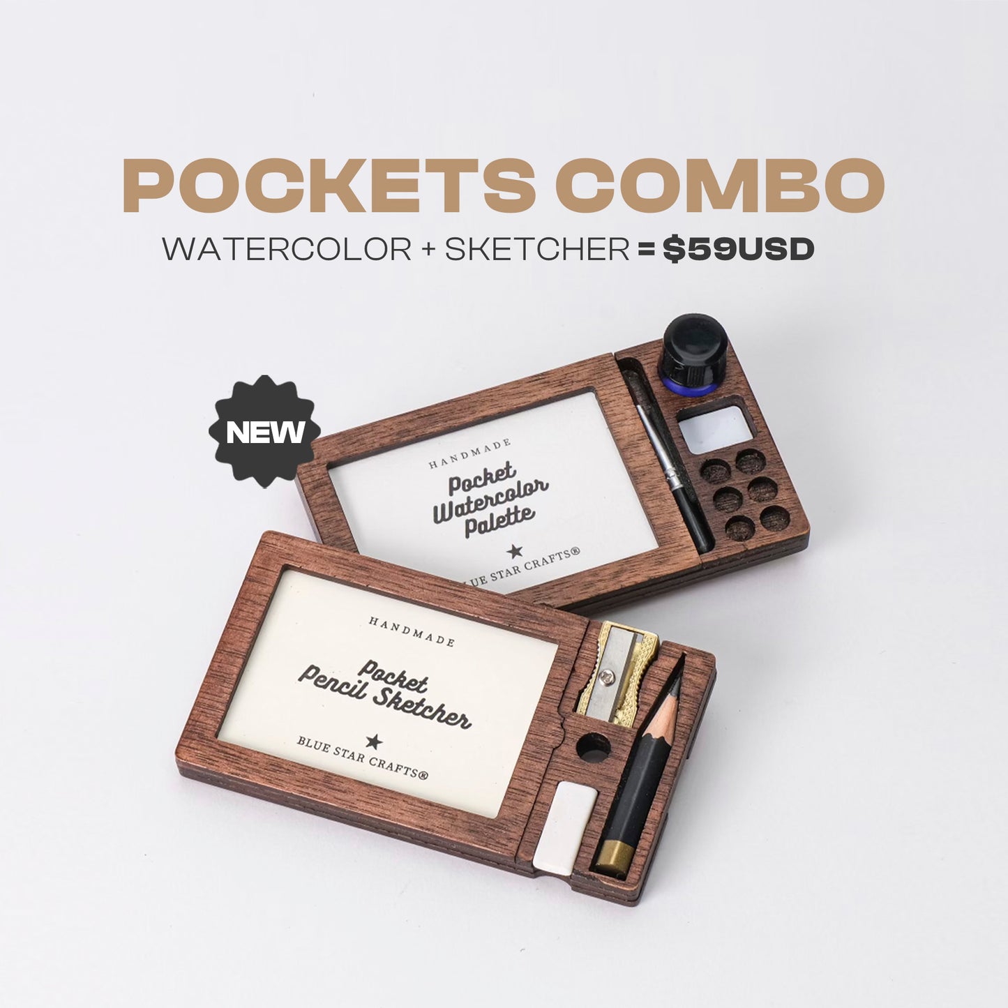 Pockets COMBO - Watercolor & Sketcher