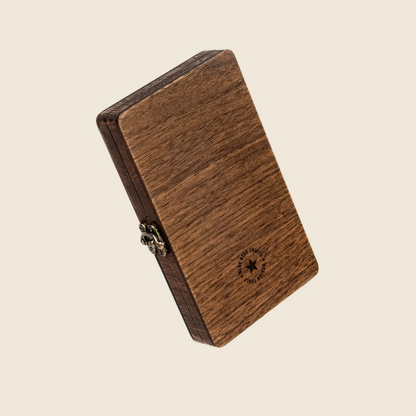 5 Pen Display Case Walnut Veneer