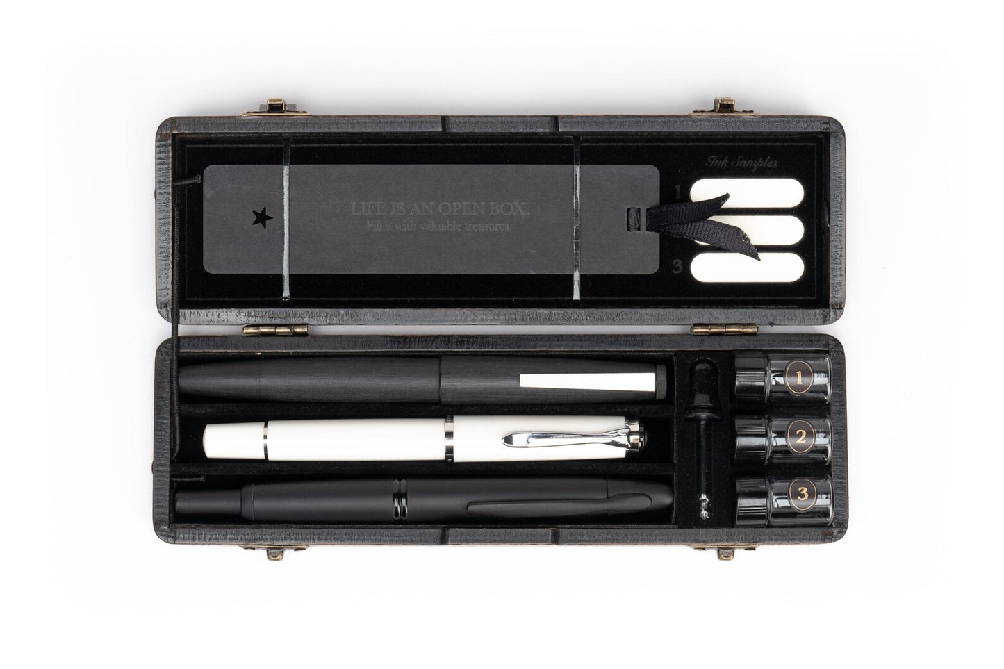 3 Pen & Sample Box