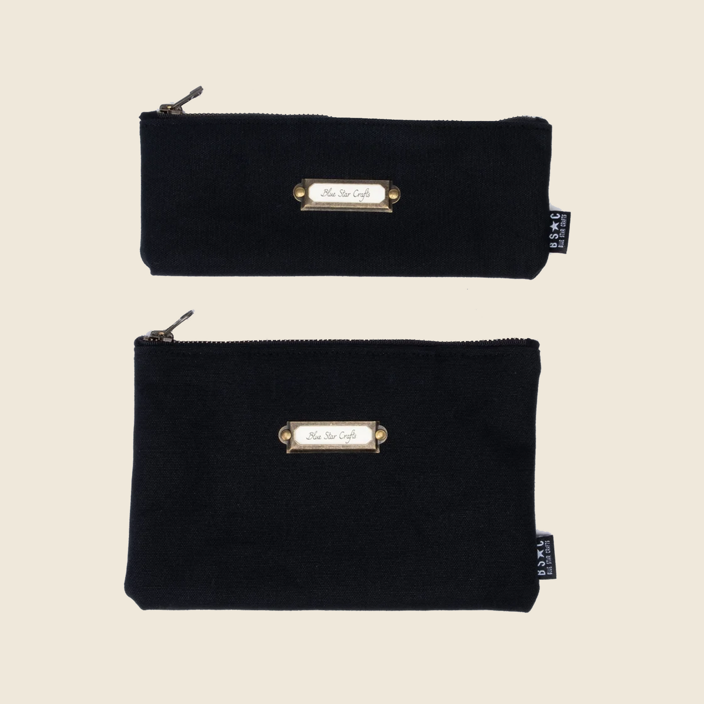 Black Canvas Pouches Pack