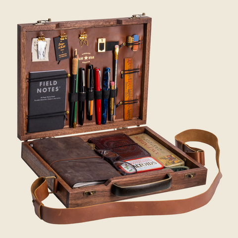 Wood Briefcase for Writers