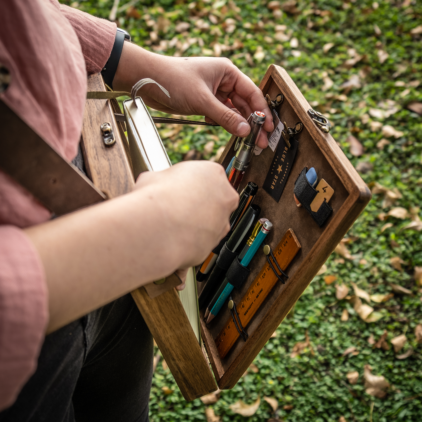 Messenger Wood Box