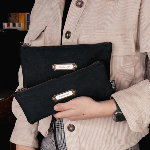 Black Canvas Pouches Pack