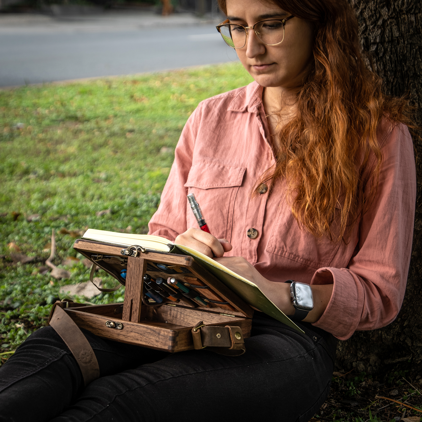 Messenger Wood Box