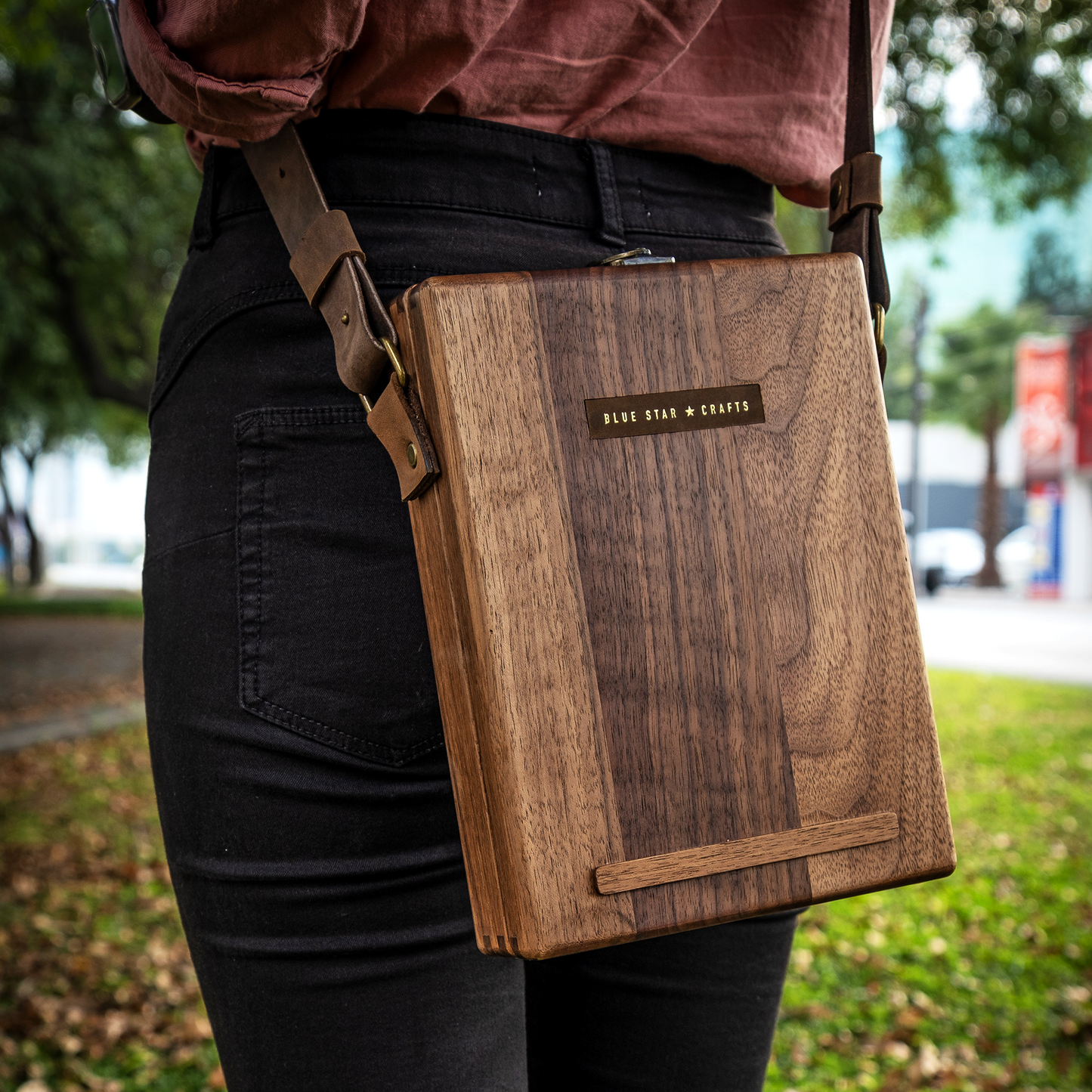 Messenger Wood Box