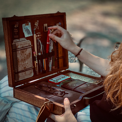 Wood Briefcase for Writers