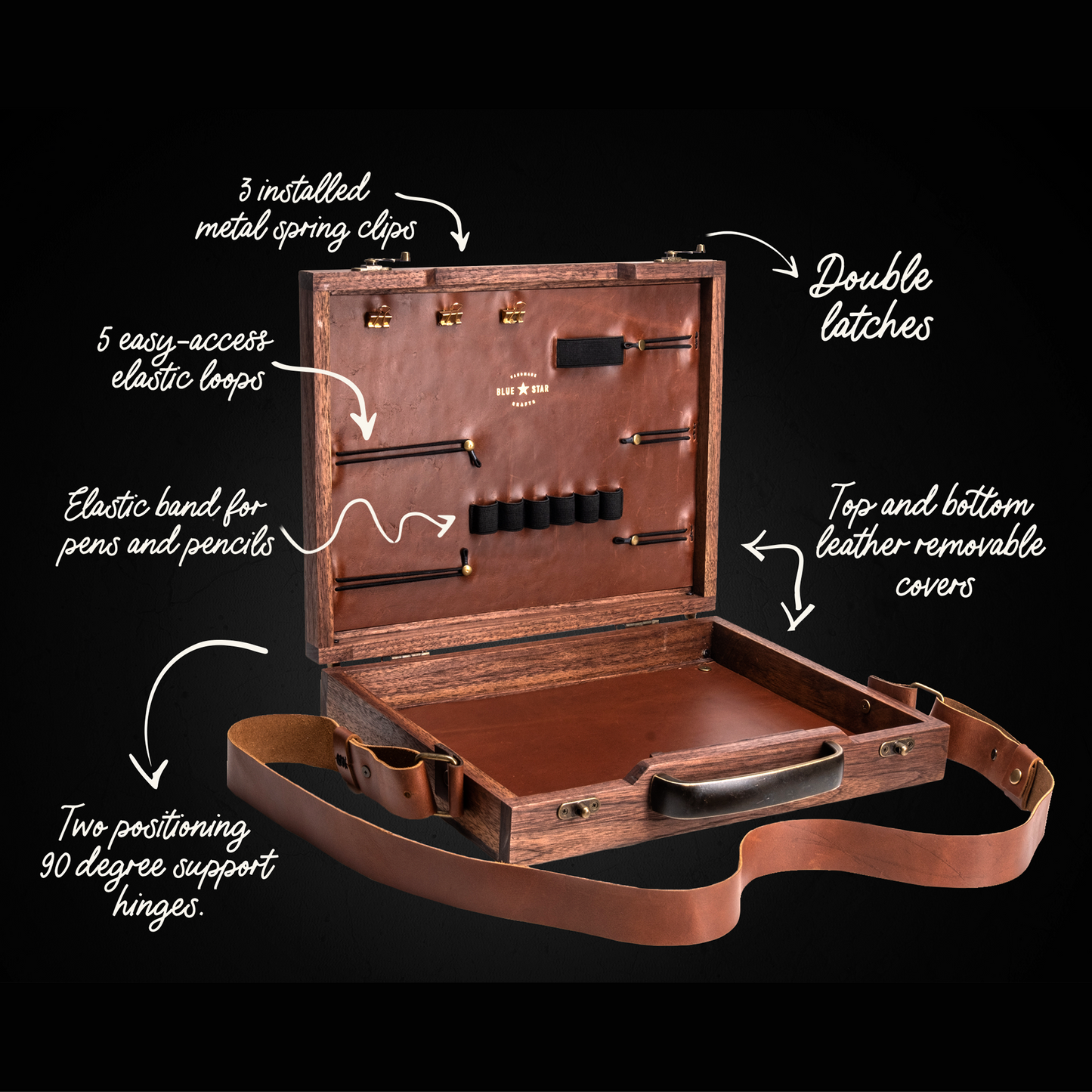 Wood Briefcase for Writers