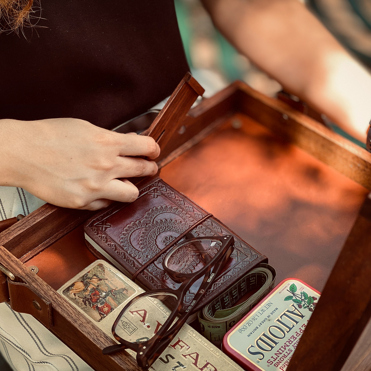Wood Briefcase for Writers