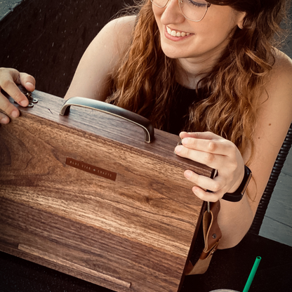 Wood Briefcase for Writers