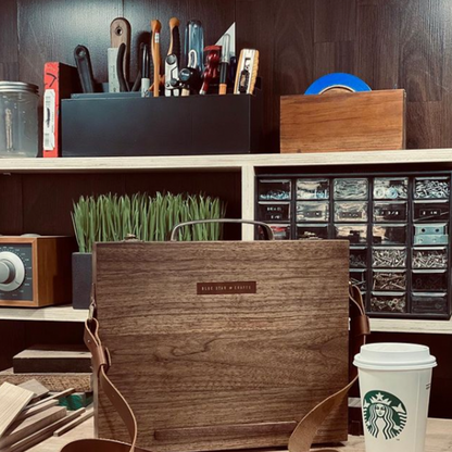 Wood Briefcase for Writers
